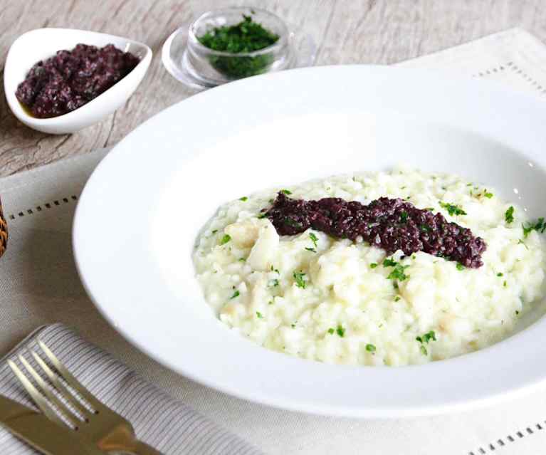 Risoto de bacalhau Risoto de bacalhau