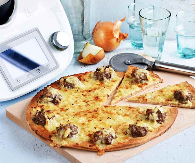 Fougasse briochée, oignon et fromage Fougasse briochée, oignon et fromage