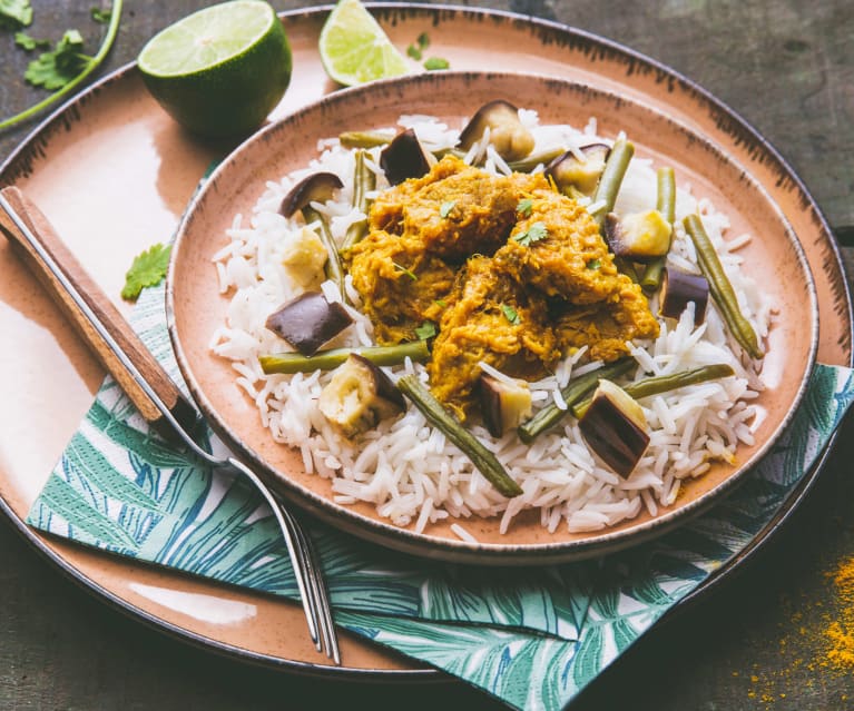 Colombo de porc à la guyanaise