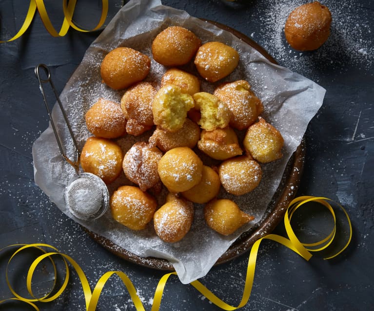 Frittelle di ricotta e zafferano (Arrobiolus sarde)