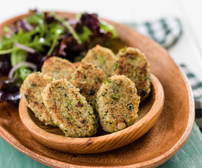 Medalhões de quinoa