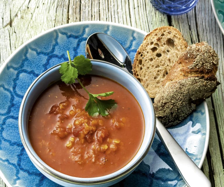 Würzige Marokkanische Linsensuppe