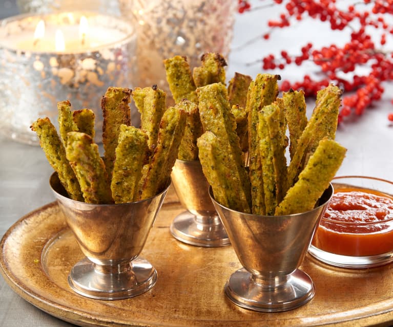 Baked Kale Polenta Fries