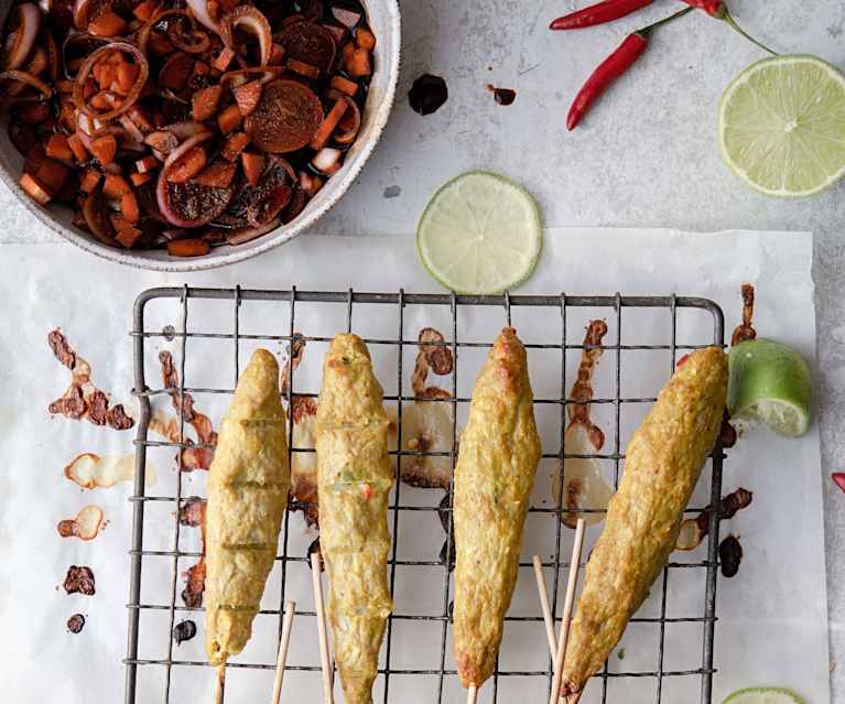 Satay z kurczaka po balijsku z marynowanymi warzywami (TM5) Satay z kurczaka po balijsku z marynowanymi warzywami (TM5)