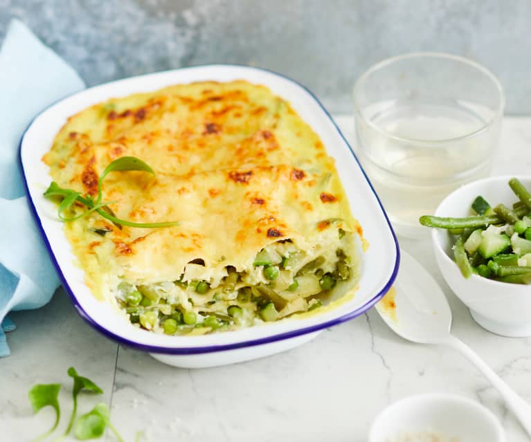 Lasagne aux légumes à la béchamel légère