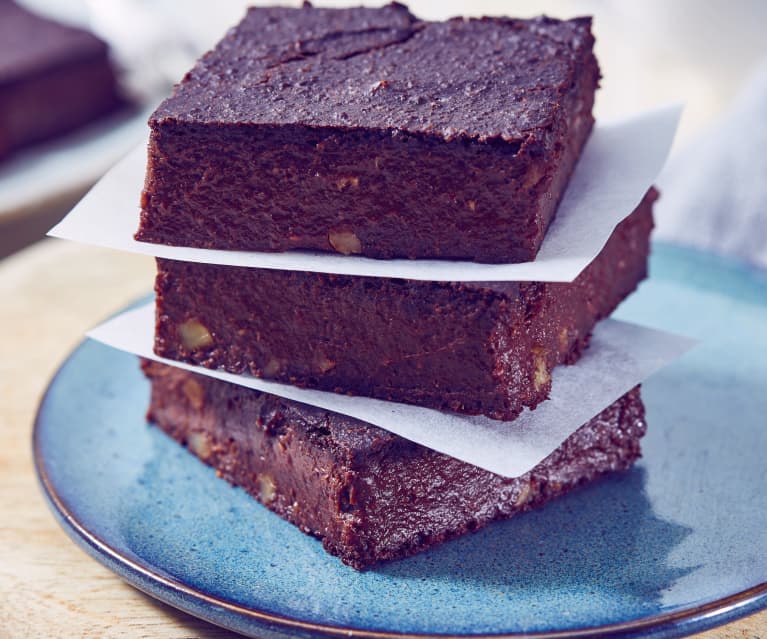 Blumenkohl-Brownies mit Walnüssen