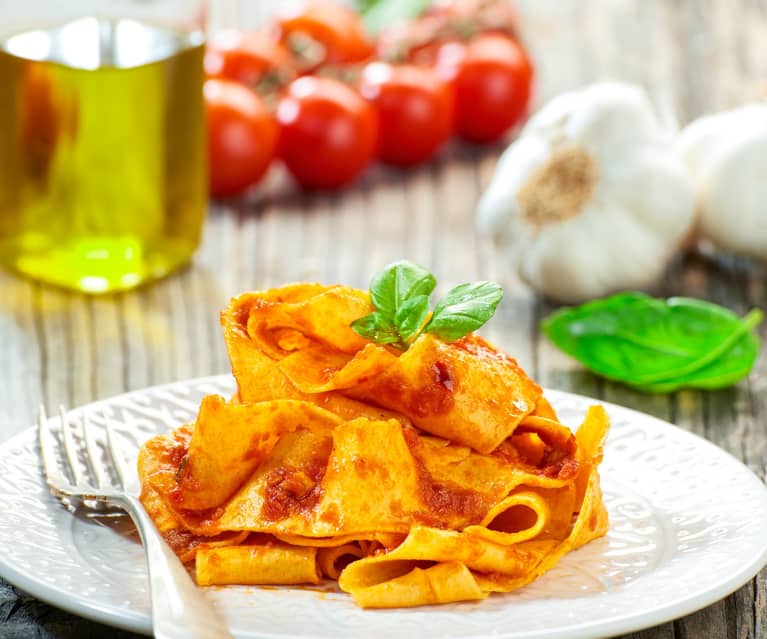 Pappardelle umbre al pomodoro