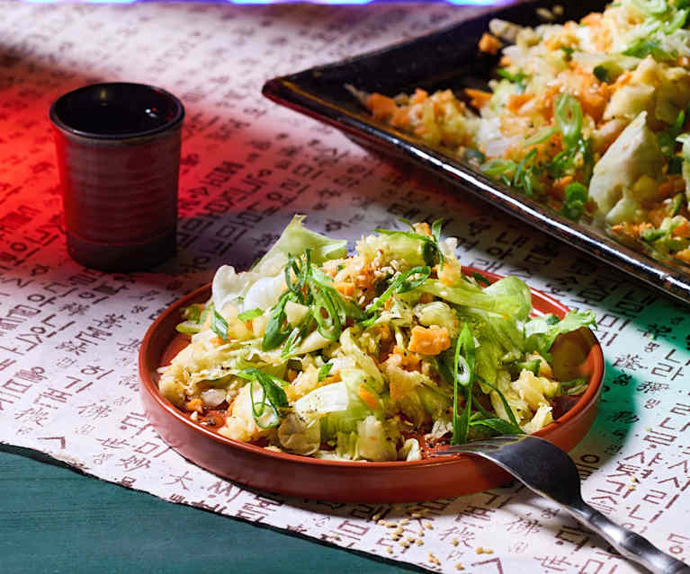 Koreanischer Eisbergsalat für Eilige Koreanischer Eisbergsalat für Eilige