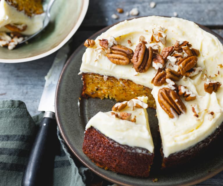 Carrot cake et noix de pécan