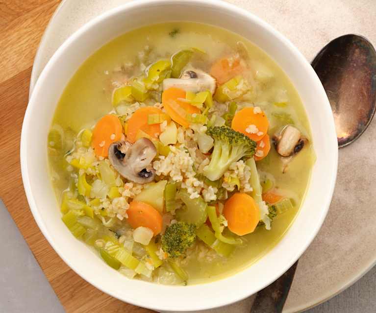 Soupe de légumes au boulgour Soupe de légumes au boulgour