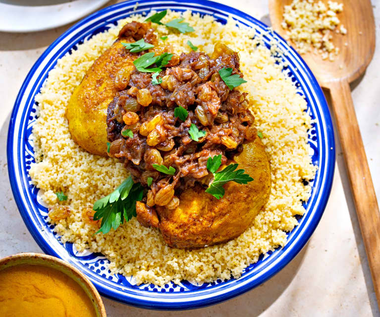 Couscous tfaya au poulet