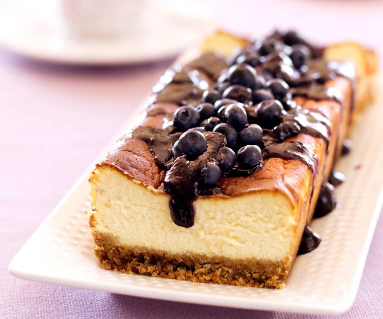 Cheesecake de mirtilos