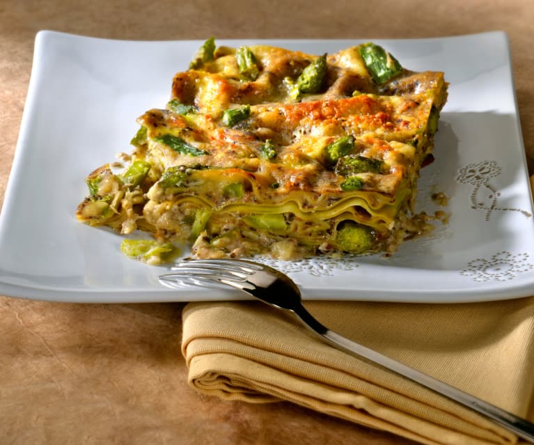 Lasagnes aux asperges et champignons - Cookidoo™– the official Thermomix® recipe  platform