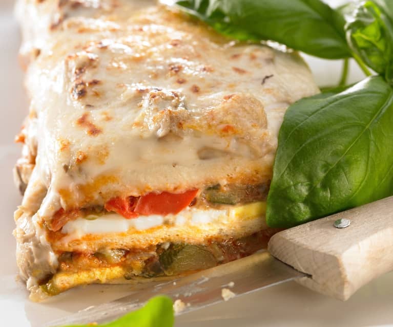 Terrina di verdure e uova