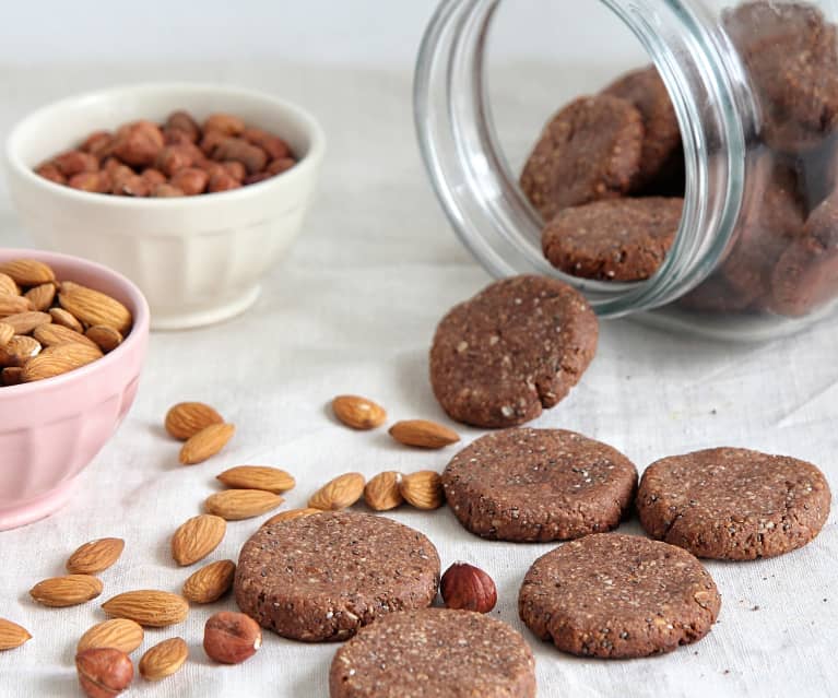 Cookies de avellanas y almendras