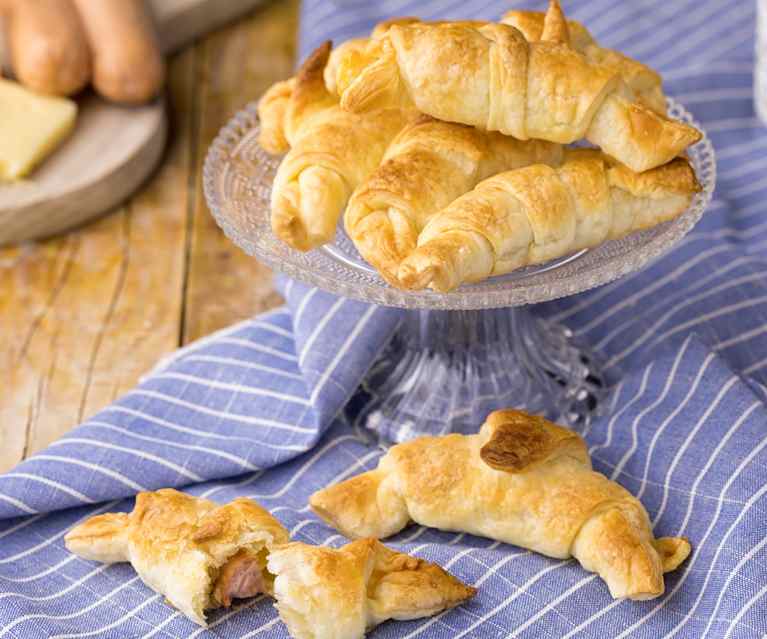 Croissant ai wurstel ed Emmental (senza glutine)