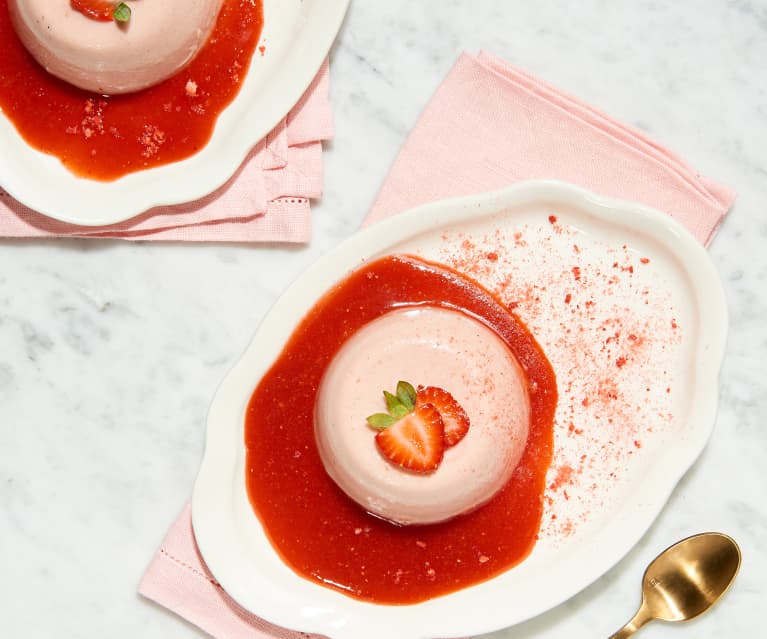 Strawberry Panna Cotta