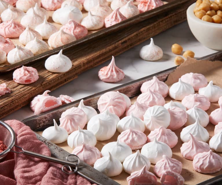 Aquafaba Meringue Star Cookies