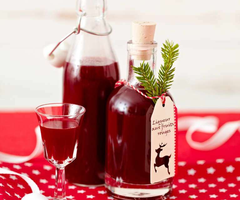 Liqueur aux fruits rouges