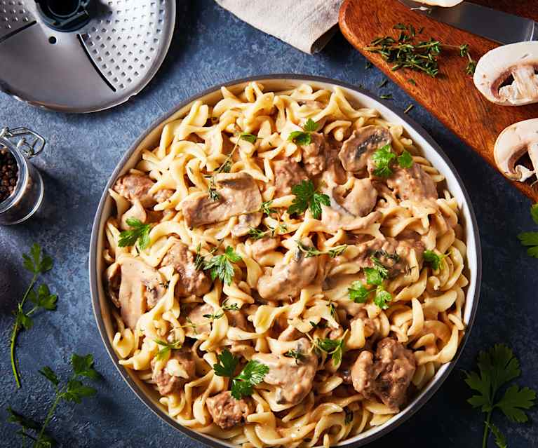Slow Cooked Beef Stroganoff Slow Cooked Beef Stroganoff