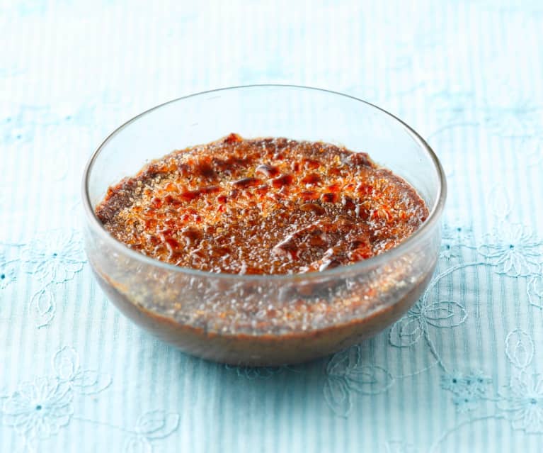 Crème brûlée al cioccolato