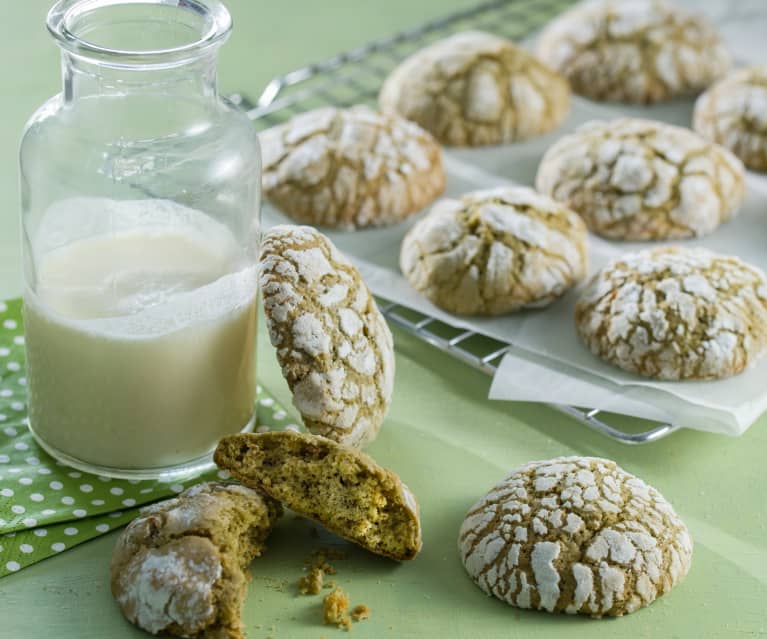 Pastas de albaricoque y matcha