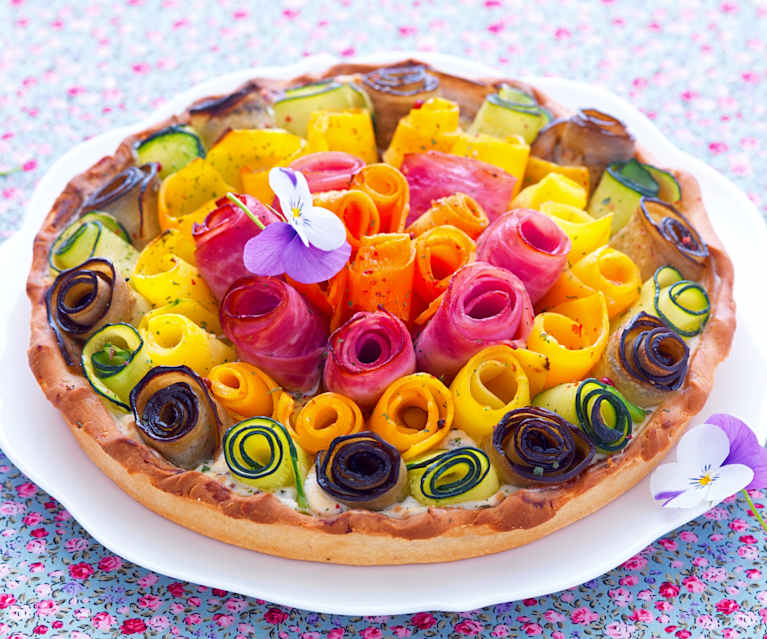 Tarte aux légumes et jambon Tarte aux légumes et jambon