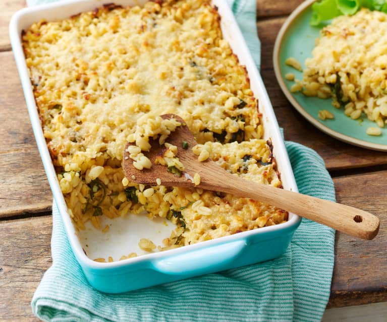 Gratin de blé aux légumes