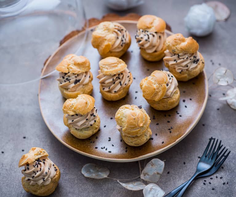 Profiteroles au foie gras