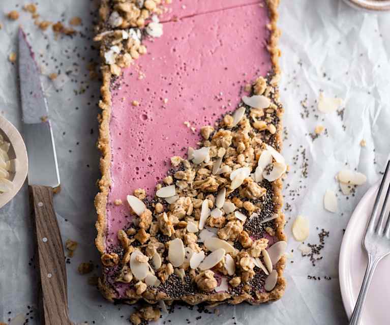 Hibiscus and Raspberry Tart