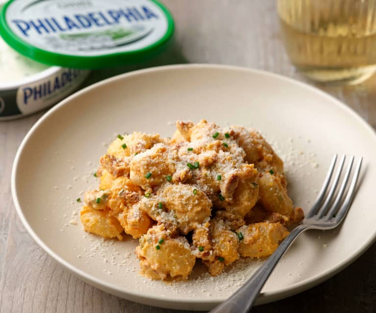 Philadelphia, Chorizo and Chive Gnocchi