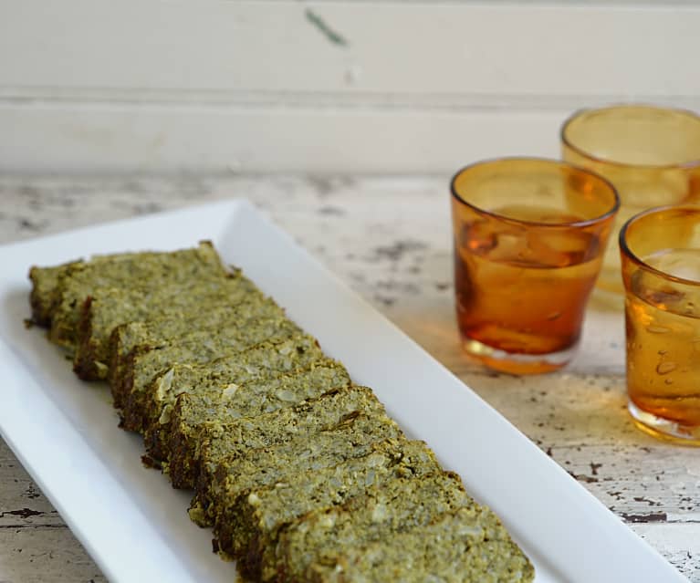 Terrina de brócoli, espinaca y queso