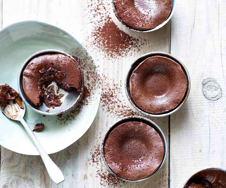 Mi-cuits légers au chocolat Mi-cuits légers au chocolat