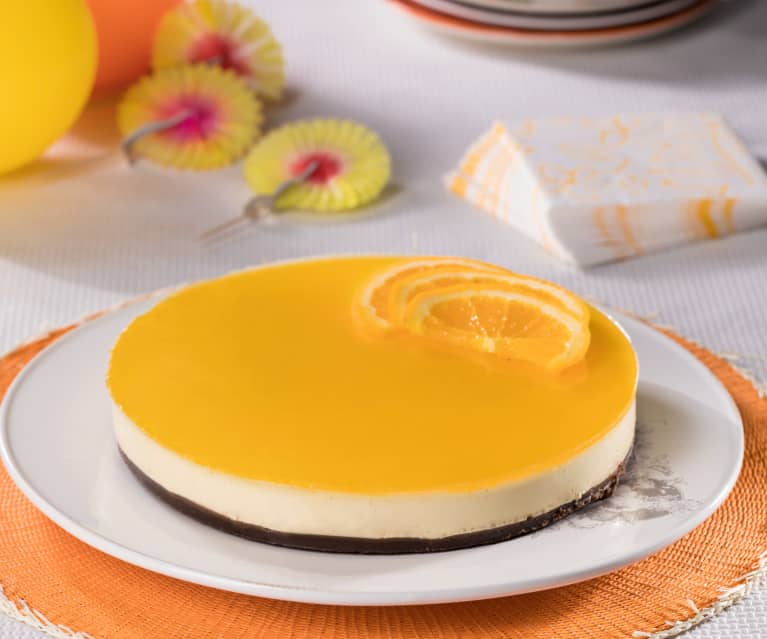 Cheesecake all'arancia