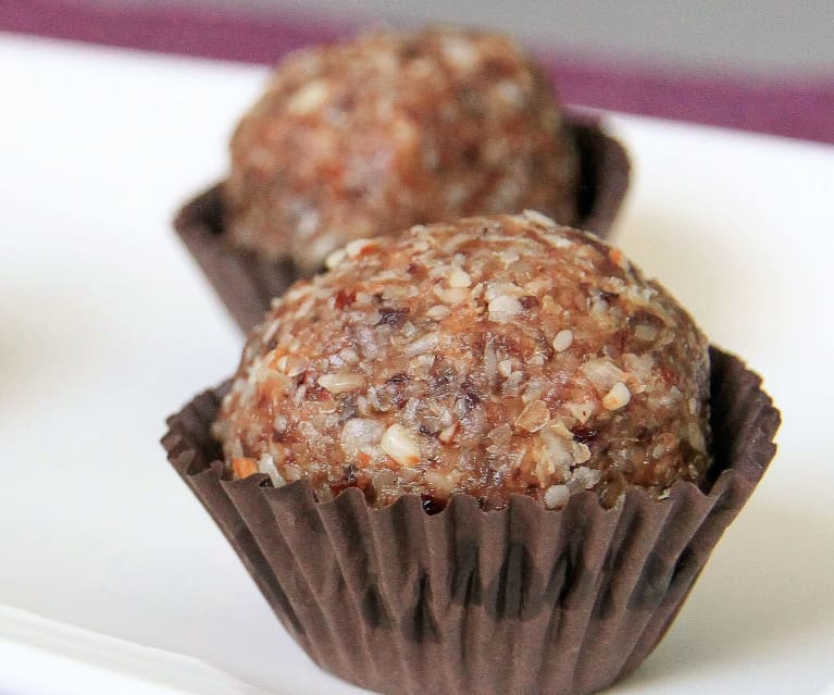 Brigadeiro de frutas secas