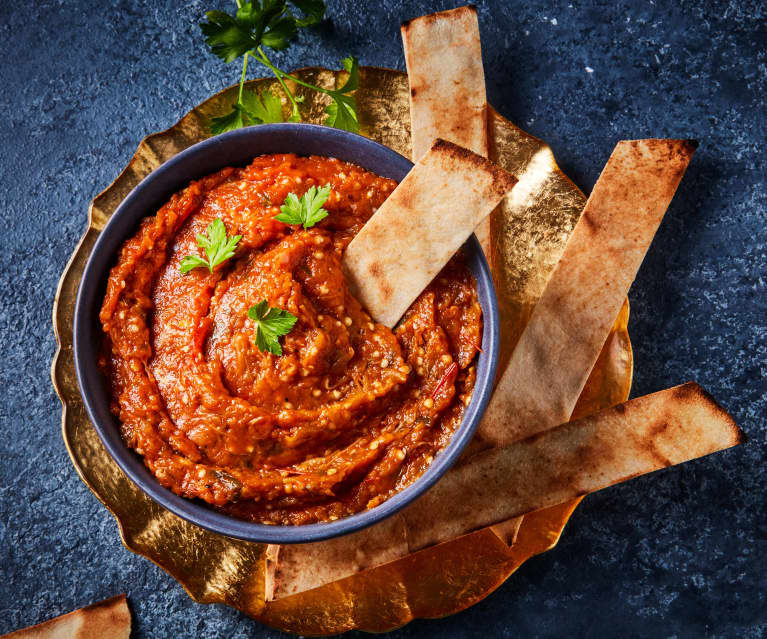 Caviar d'aubergines (Zaalouk marocain) 