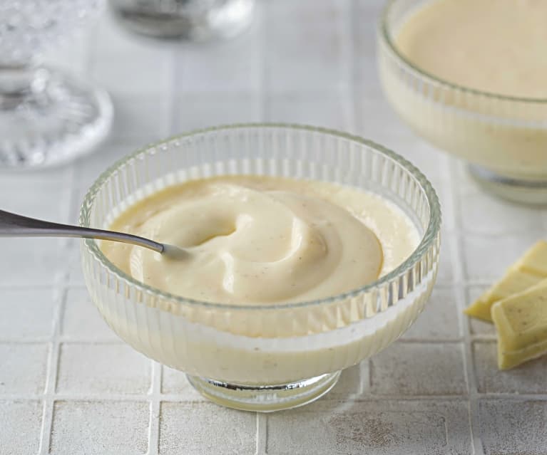 Crème au séré au chocolat blanc