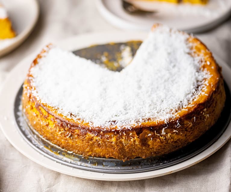 Torta di patate dolci e cocco (senza glutine e senza lattosio)