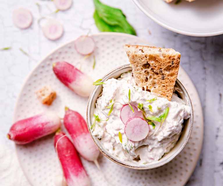 Tartinade de fromage frais et de radis Tartinade de fromage frais et de radis