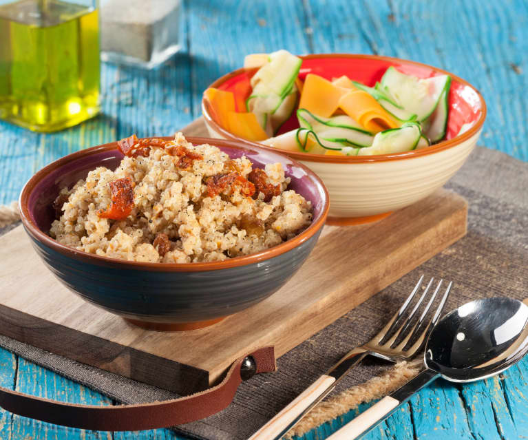 Insalata di mare veloce con quinoa