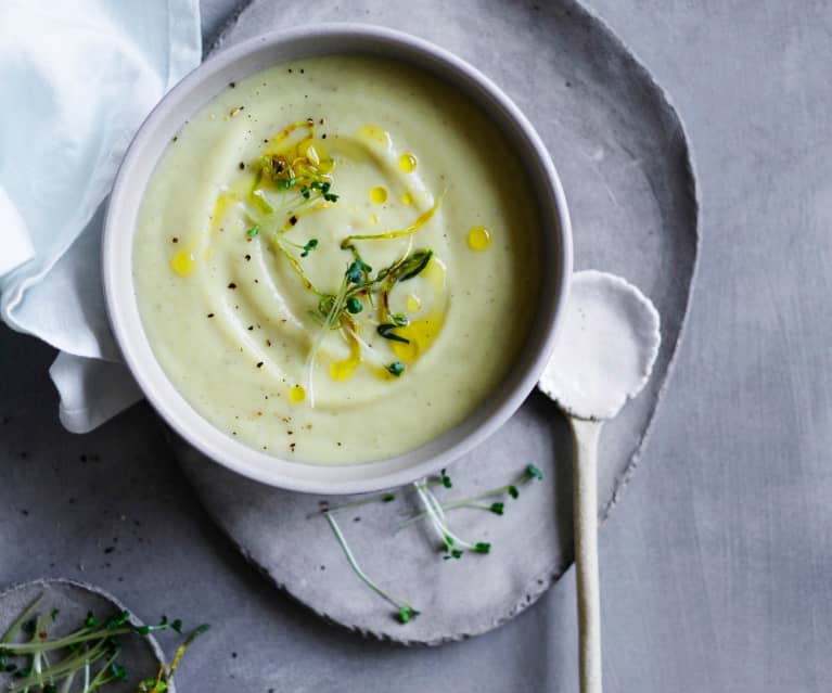 Roasted Jerusalem artichoke soup (gut health)