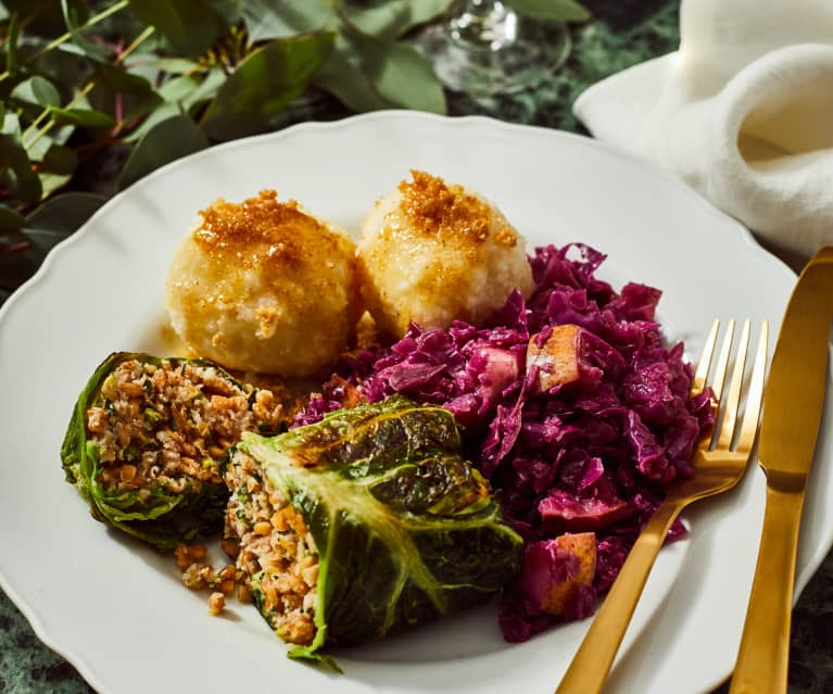 Vanille-Rotkohl mit Birne