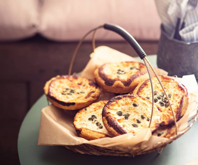 Tartelettes aux crabes et crevettes