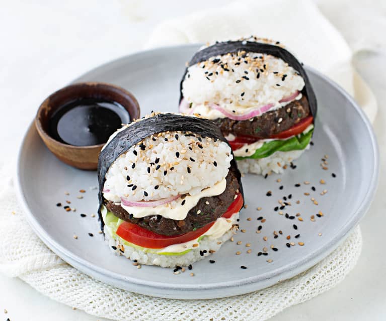 Hamburguesa de sushi