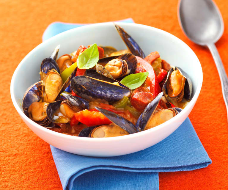 Moules à la basquaise