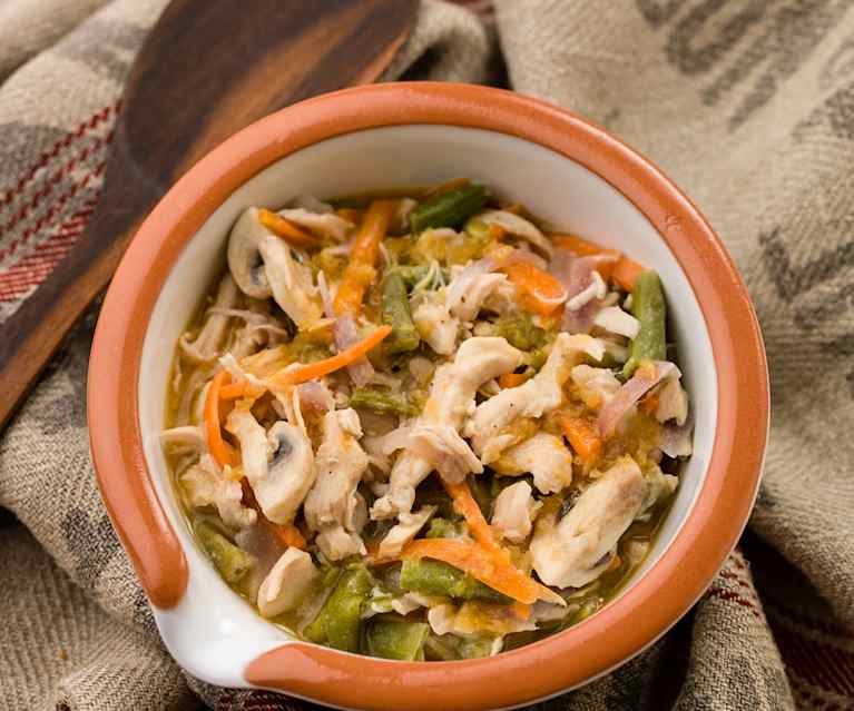 Salteado de frango com molho de laranja Salteado de frango com molho de laranja
