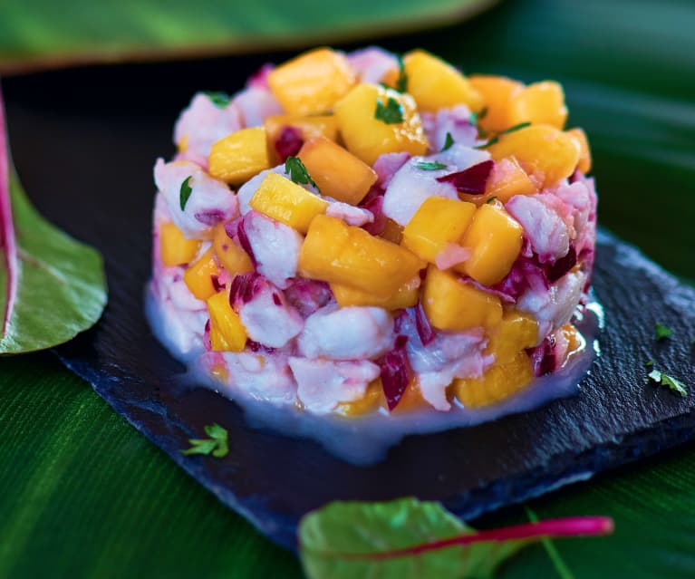 Tartare de dorade à la mangue