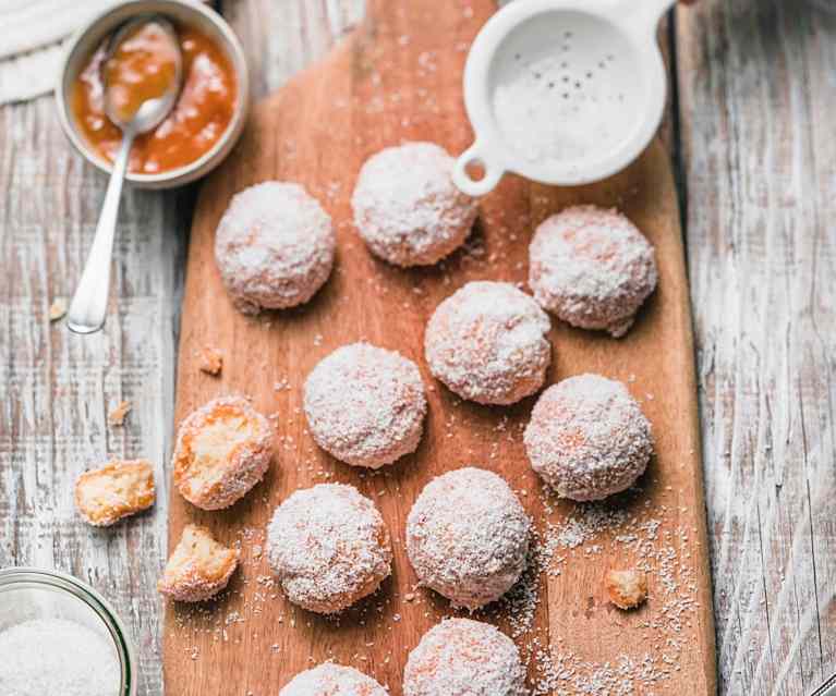 Sablés noix de coco, fleur d'oranger et abricot