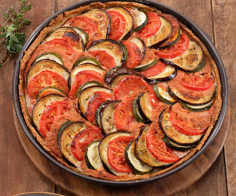 Tarte salée à la ratatouille Tarte salée à la ratatouille