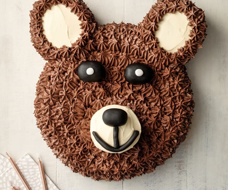 Bear Face Cake